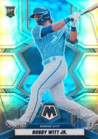 2022 Panini Mosaic #265 Bobby Witt Jr. Silver Prizm Baseball Card