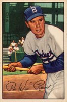 1952 Bowman #8 Pee Wee Reese Baseball Card