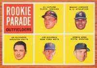 1962 Topps #598 Rookie Parade Outfielders Baseball Card