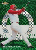 2005 Finest #66 Ken Griffey Jr. Green Xfractor Baseball Card