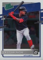 2020 Panini Donruss Optic Rated Prospects #RP7 Cristian Pache Baseball Card