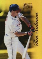 1996 Select Certified #37 Tim Salmon Mirror Gold Baseball Card