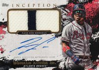 2021 Topps Inception Autograph Patch #RA Ronald Acuna Jr. Baseball Card