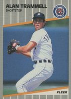 1989 Fleer #148 Alan Trammell Baseball Card