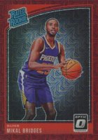 2018 Panini Donruss Optic #200 Mikal Bridges Choice-Red Basketball Card
