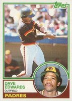 1983 Topps #94 Dave Edwards Baseball Card