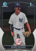 2023 Bowman Chrome Prospects #BCP191 Keiner Delgado Baseball Card