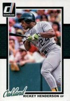 2014 Donruss #187 Rickey Henderson Baseball Card