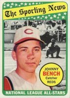 1969 Topps #430 Johnny Bench All-Star Baseball Card