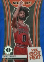 2019 Panini Hoops Premium Stock We Got Next #3 Coby White Blue Basketball Card