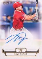 2024 Topps Definitive Collection Defining Images Autograph Collection #MT Mike Trout Baseball Card