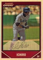 2007 Bowman Chrome #75 Ichiro Refractor Baseball Card