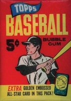 1965 Topps #WP Wax Pack 5 Cent Baseball Card