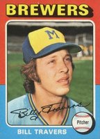 1975 Topps #488 Bill Travers Baseball Card