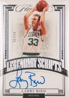 2021 Panini Flawless Legendary Scripts #LSCLBI Larry Bird Basketball Card