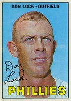 1967 Topps #376 Don Lock Baseball Card