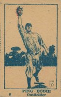 1921 Strip Card #8 Ping Bodie Baseball Card