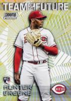 2022 Topps Stadium Club Chrome Team of the Future #TOF20 Hunter Greene Baseball Card