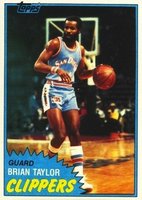 1981 Topps #94 Brian Taylor West Basketball Card