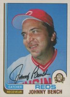 1982 O-Pee-Chee #18 Johnny Bench Baseball Card
