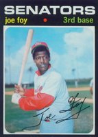1971 Topps #706 Joe Foy Short Print Baseball Card
