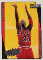 1997 Collector's Choice Crash The Game #C30 Michael Jordan Dec. 29-Jan.4 Basketball Card
