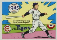 1970 Fleer World Series #42 1945 Tigers vs. Cubs Baseball Card