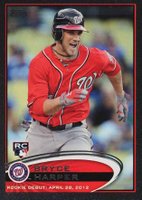 2012 Topps Update #US183 Bryce Harper Black Baseball Card