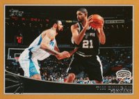 2009 Topps #272 Tim Duncan Gold Basketball Card