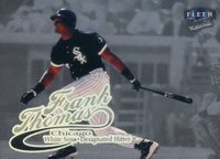 1999 Ultra #64P Frank Thomas Platinum Medallion Baseball Card