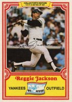 1981 Drake's #10 Reggie Jackson Baseball Card