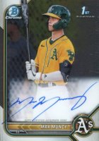 2022 Bowman Chrome Prospect Autographs #CPAMMU Max Muncy Baseball Card