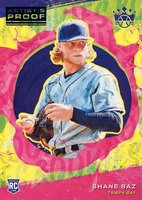 2022 Panini Diamond Kings #155 Shane Baz Artist Proof Blue Baseball Card