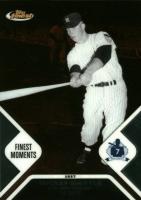 2006 Finest Mantle Finest Moments #3 Mickey Mantle Baseball Card