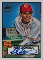 2001 Topps Archives Autographs #28 Curt Simmons Baseball Card