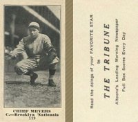 1916 Altoona Tribune #119 Chief Meyers Baseball Card