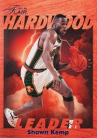 1997 Flair Hardwood Leaders #25 Shawn Kemp Basketball Card