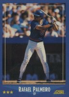 1988 Score #186 Rafael Palmeiro Baseball Card