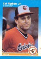 1987 Fleer Mini #92 Cal Ripken Jr. Baseball Card