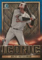 2023 Bowman Chrome Mega Box Bowman Iconic #BI21 Adley Rutschman Blue Baseball Card