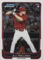 2012 Bowman Chrome Draft #9 A.J. Pollock Baseball Card
