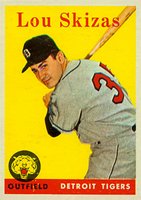 1958 Topps #319 Lou Skizas Baseball Card