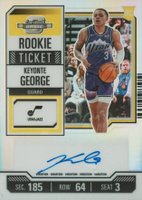 2023 Panini Contenders Optic #130 Keyonte George Variation-Autograph Basketball Card
