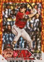 2023 Topps #401 Corbin Carroll Orange Foil Baseball Card