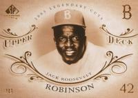 2005 SP Legendary Cuts #36 Jackie Robinson Baseball Card