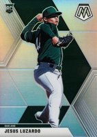 2020 Panini Chronicles Mosaic #4 Jesus Luzardo Silver Baseball Card