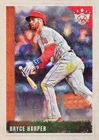 2022 Panini Diamond Kings #47 Bryce Harper Baseball Card