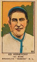 1919 Strip Card #93 Ed Konetchy Baseball Card