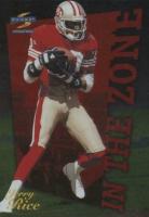 1996 Score in the Zone #17 Jerry Rice Football Card