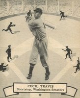 1937 O-Pee-Chee #126 Cecil Travis Baseball Card